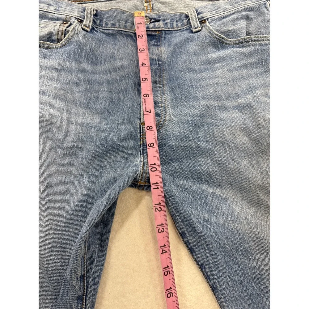 Levi's 501 Jeans Mens W35 L34‎ Button Fly Straight Leg Y2K Medium Wash